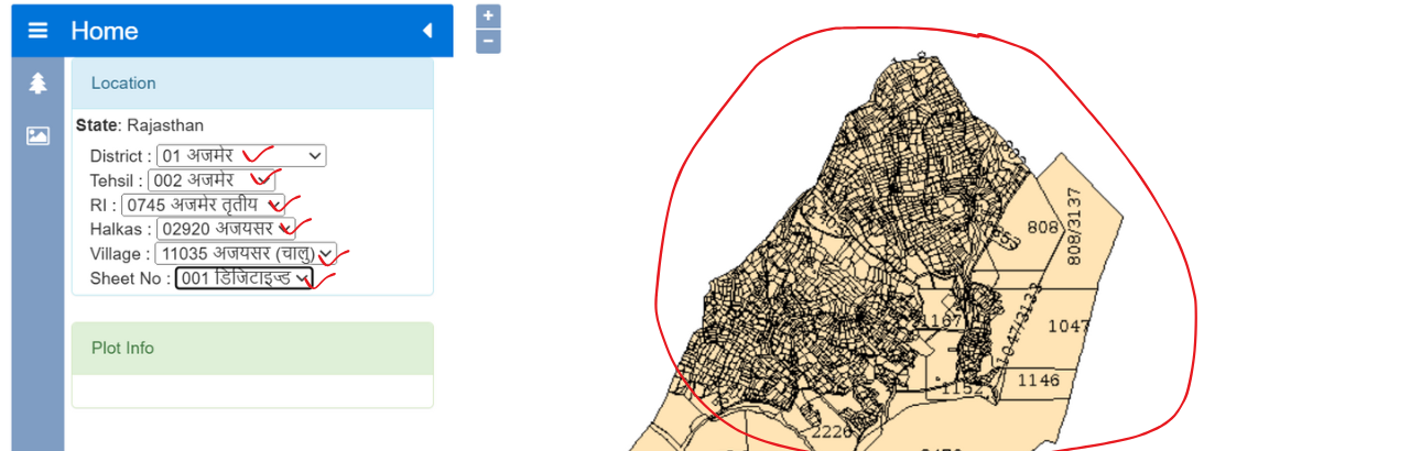 भू-नक्शा देखें